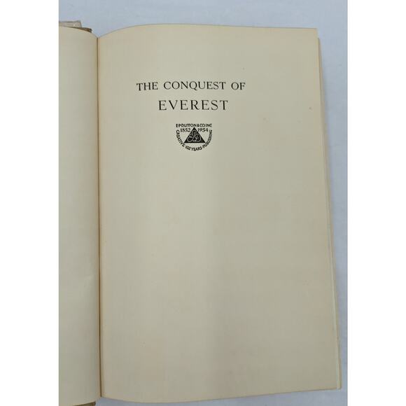 Conquest Of Everest By John Hunt Second Printing British Expedition Vintage 1954 - Picture 6 of 16
